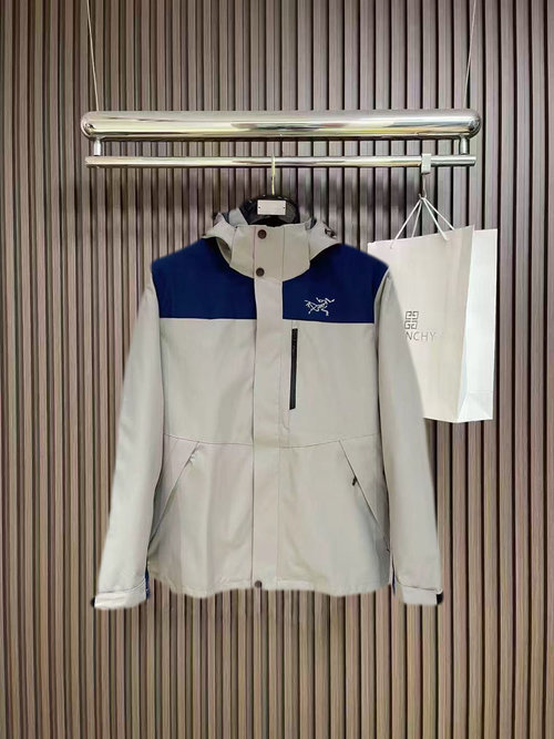 ArcTeryx Detachable Down Jacket with Embroidery