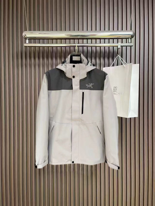 ArcTeryx Detachable Down Jacket with Embroidery