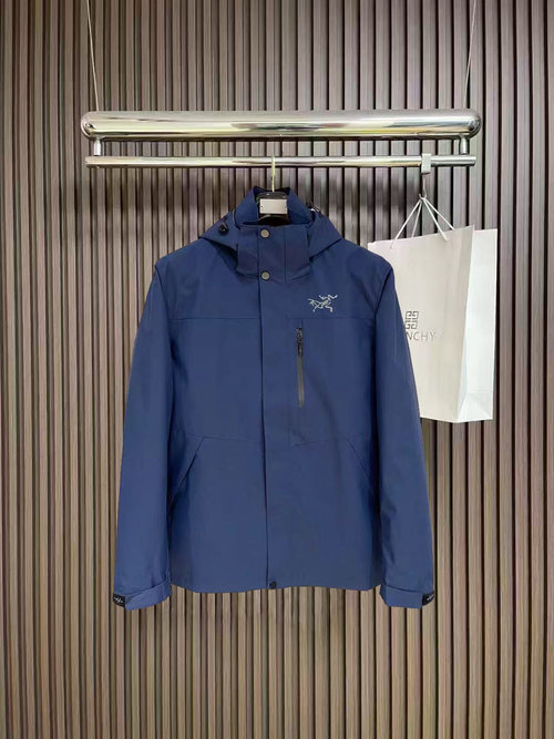 ArcTeryx Three-in-one Detachable Down Jacket with Embroidery