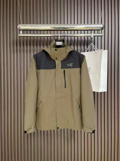 ArcTeryx 3-in-1 Detachable Down Jacket with Embroidery