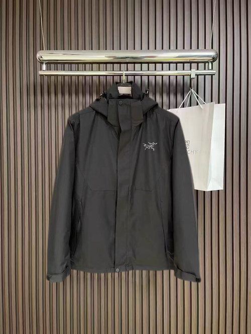 ArcTeryx Detachable Down Jacket with Classic Embroidery