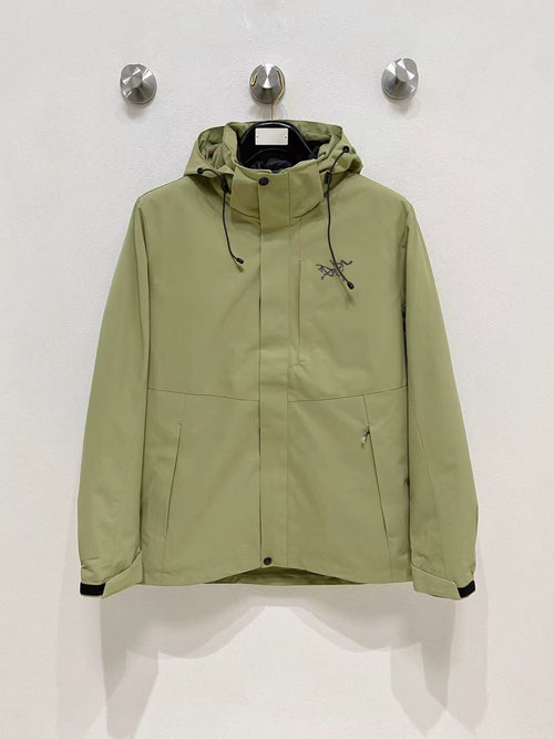 ArcTeryx Detachable Down Jacket with Classic Embroidery