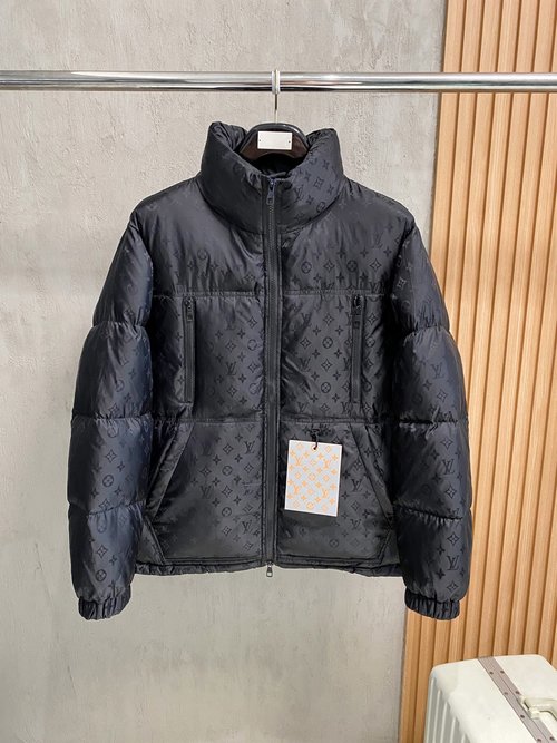 Louis Vuitton Premium 90-down Jacket with Logo and Colorful Design