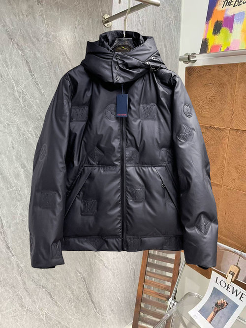 Louis Vuitton Premium Down Jacket with 90% Down and Logo
