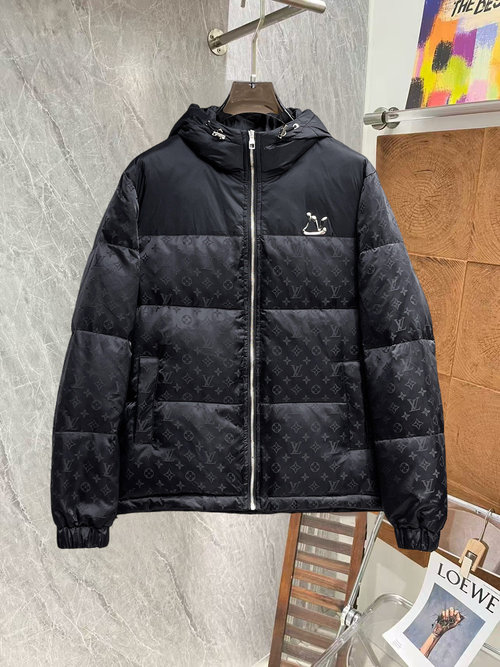 Louis Vuitton Premium Down Jacket with 90% Down and Logo
