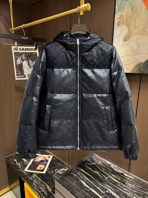 Louis Vuitton Premium Down Jacket with 90% Down and Logo