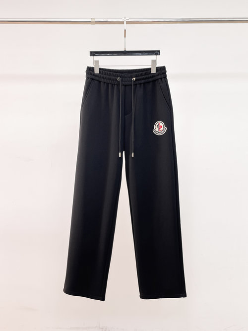Moncler Retro-refundable Logo Casual Pants with Custom Fabric
