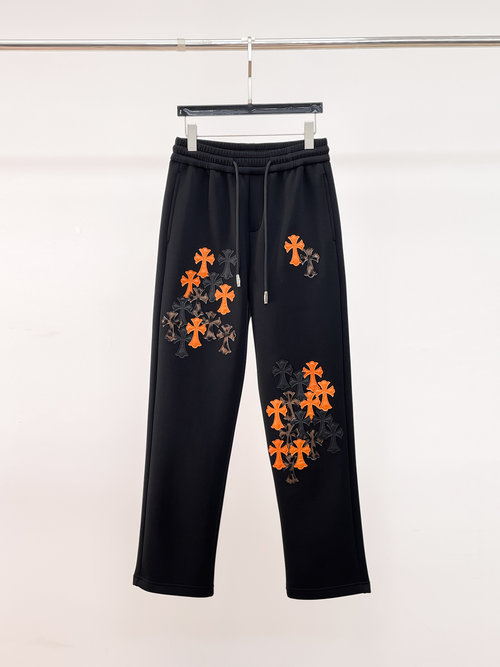 Chrome Hearts Retro-refundable Logo Casual Pants with Custom Fabric