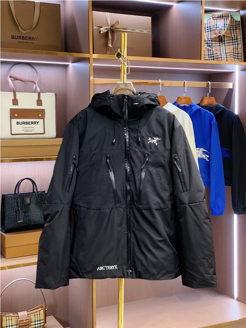 ArcTeryx 90% Down Filled Jacket with Classic Logo and Color