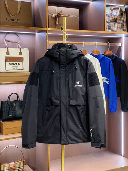 ArcTeryx High - end Down Jacket with Logo and Good Recovery
