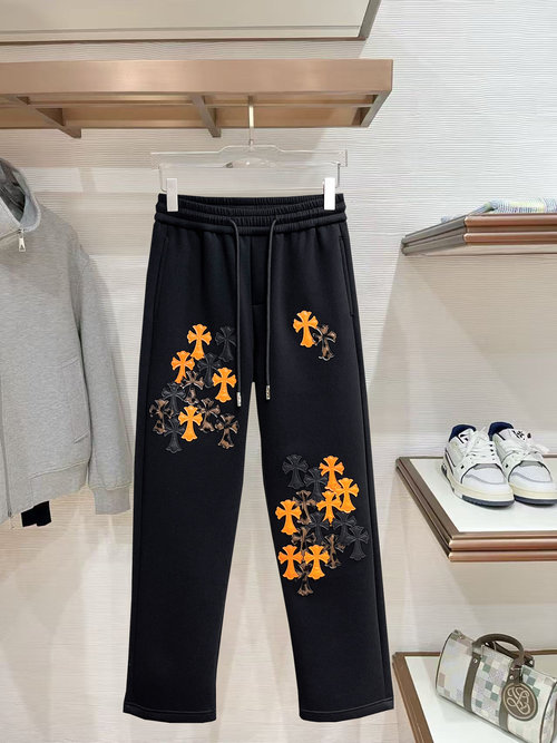 Chrome Hearts New Arrival Casual Pants with Logo, High Comfort