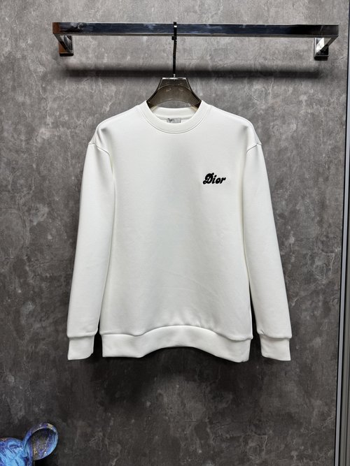 Dior Unisex Pullover Hoodie with Decorations, Soft and Breathable