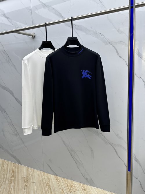 Burberry Versatile Shirt with Embroidery and Premium Fabric