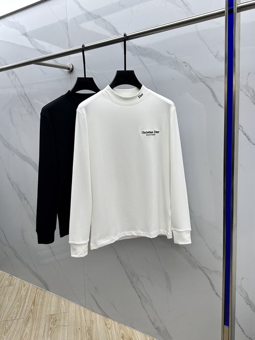 Dior Warm Long-sleeved Base Layer with Embroidered Logo