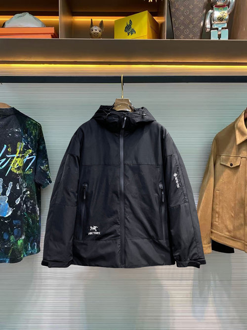 ArcTeryx 90% Down Filled Jacket with Classic Logo and Color Block