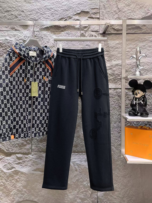 Maison Margiela Casual Pants with Signature Logo in Premium Custom Fabric