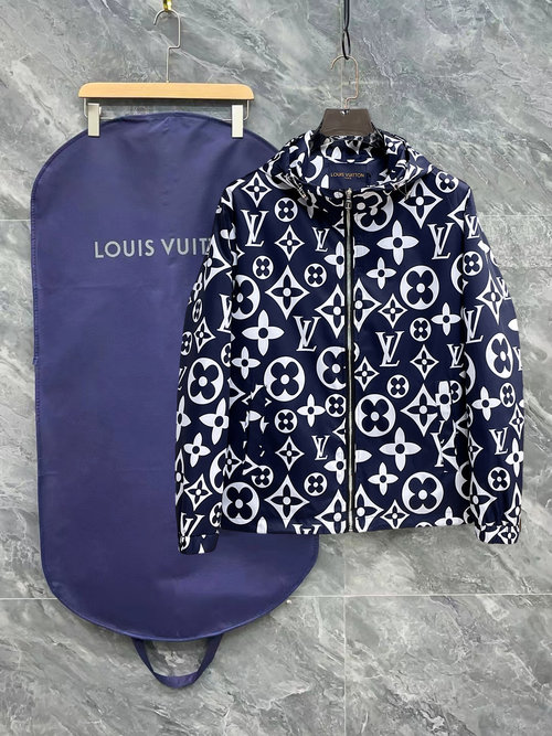 Louis Vuitton Retro-refundable Reversible Jacket with Fine Details