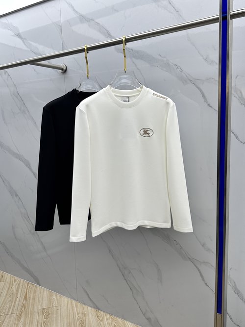 Burberry Warm Long-Sleeve Base Layer with Embroidered Logo