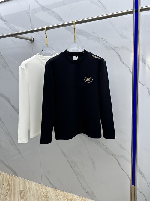 Burberry Warm Long-Sleeve Base Layer with Embroidered Logo