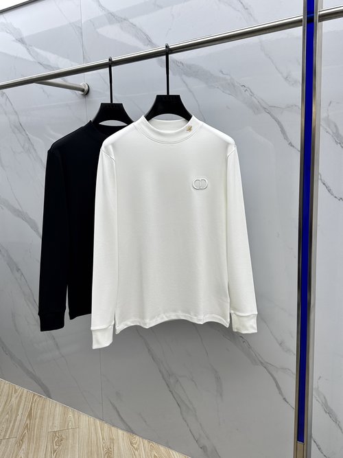 Dior Thermal Long-Sleeve Shirt with Inspired Logo Design