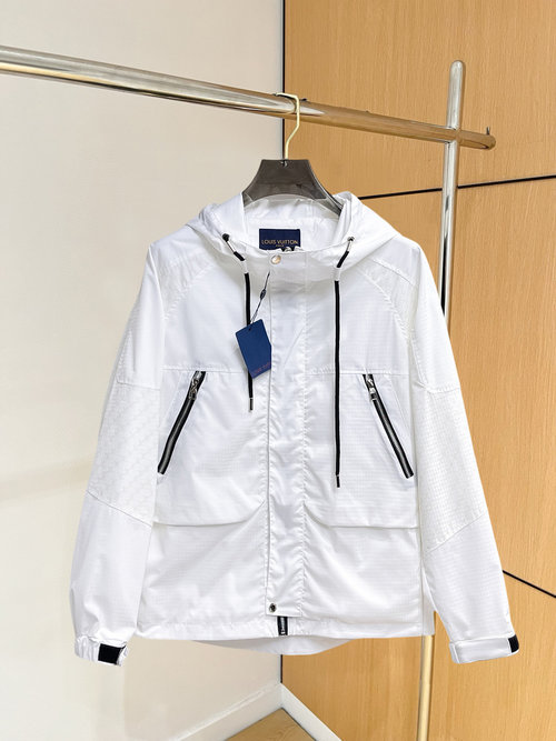 Louis Vuitton Premium Jacket with Custom Fabric and Good Fit