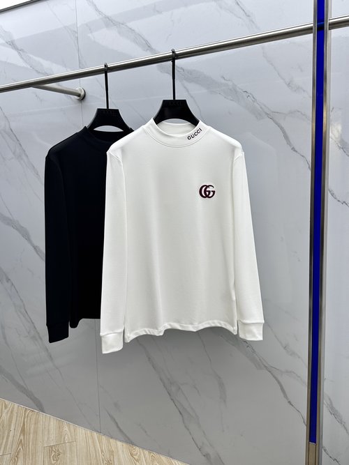 Gucci Warm Long-Sleeve Base Layer with Logo Embroidery