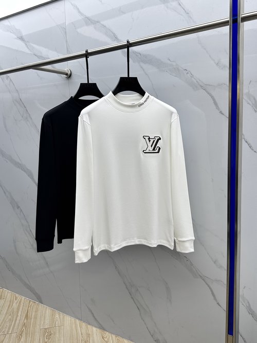 Louis Vuitton Warm Long-Sleeve Base Layer with Logo Embroidery