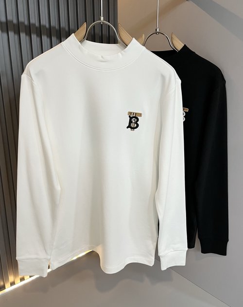 Burberry Comfortable Base Layer with Logo Embroidery
