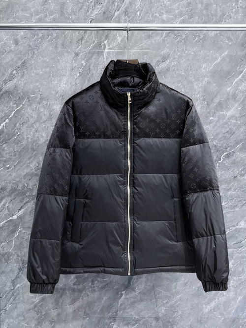 Louis Vuitton Premium 90-Down Jacket with Logo & Color Block