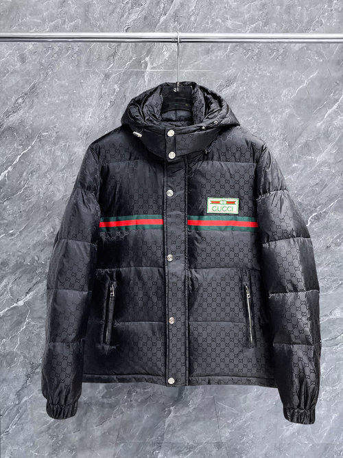 Gucci 90-Down Filled Jacket with Classic Logo & Color
