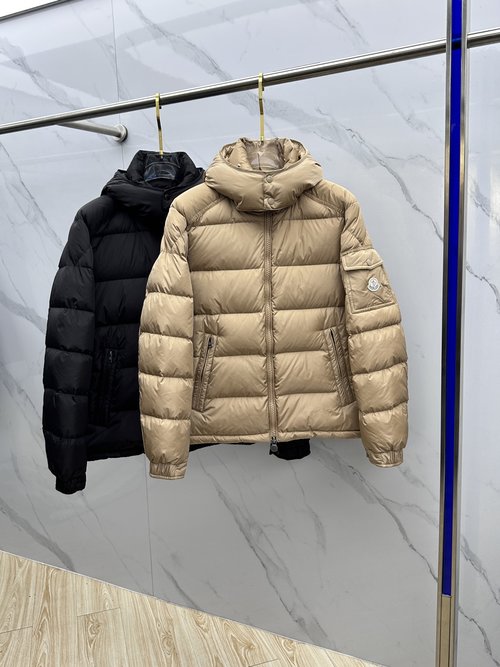 Moncler Fashionable Down Jacket with Detachable Hood
