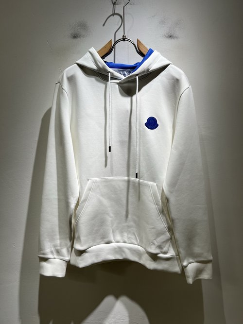 Moncler Comfortable Hoodie with Embroidered Badge