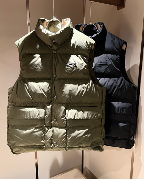 Prada Waterproof Down Jacket with High-tech Fabric