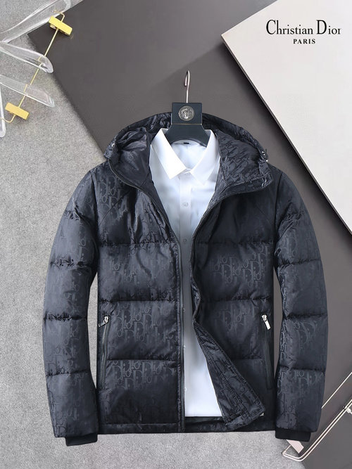 Dior 90% Down Filled Jacket with Logo and Colorful Design