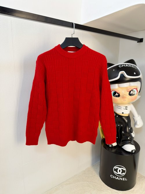 Bottega Veneta High-quality Knitted Wool-blend Sweater with Logo