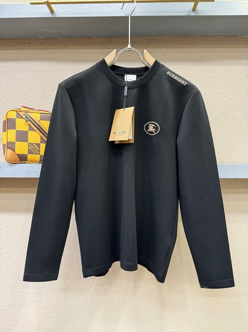 Burberry Classic Logo Long-sleeved T-shirt, Comfortable