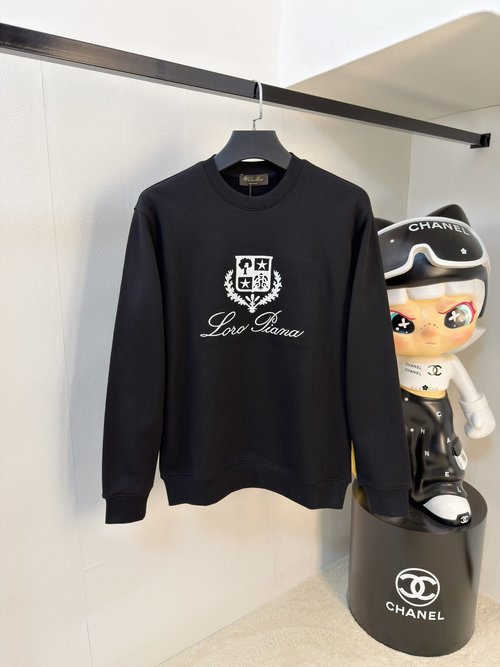 Loro Piana Top-quality Imported Fabric Round-neck Sweatshirt
