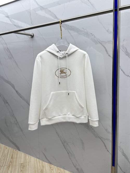Burberry Soft Knitted Hoodie with Distinct Logo