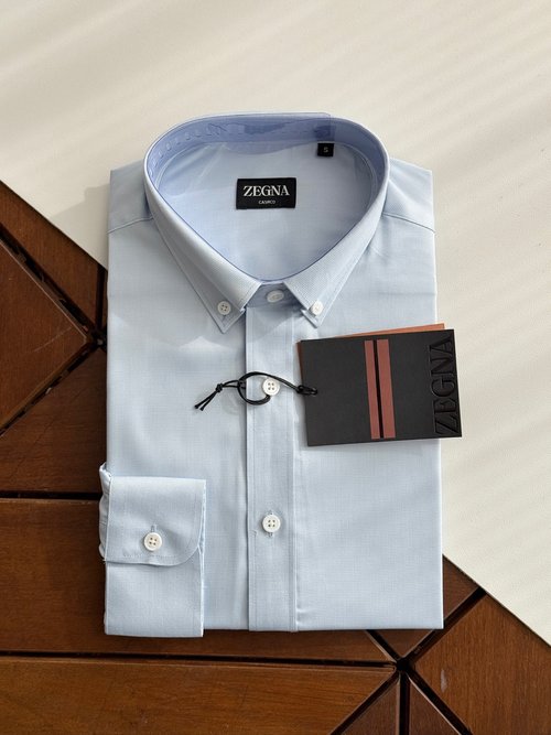Zegna Business & Casual Blended Shirt with Soft Touch