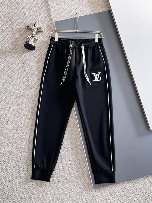 Louis Vuitton New Casual Pants with Classic Logo, High Comfort