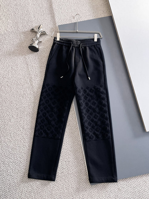 Louis Vuitton New Casual Pants with Classic Logo, High Comfort