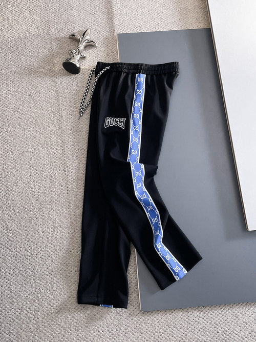 Gucci Casual Pants with Classic Logo, High Comfort