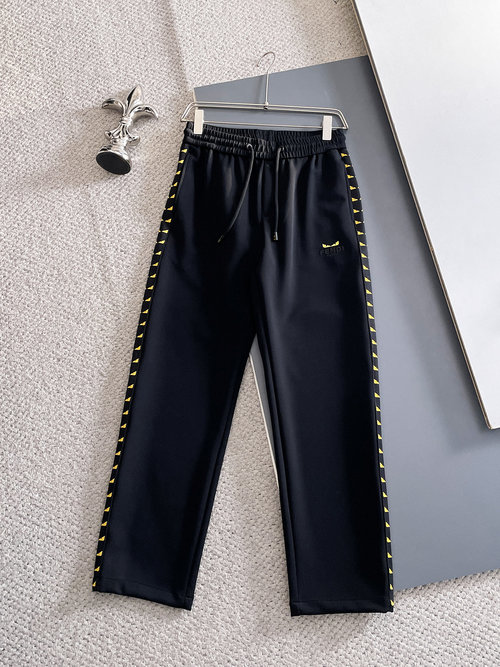 Fendi Premium Classic Logo Pants, Exquisite Craft