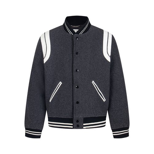 Loro Piana Customized Baseball Jacket with Goatskin