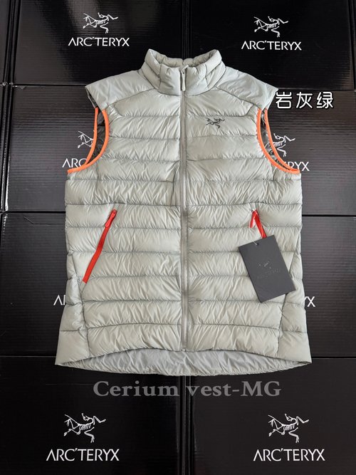 ArcTeryx Pure Color Down Vest for Emergency Warmth