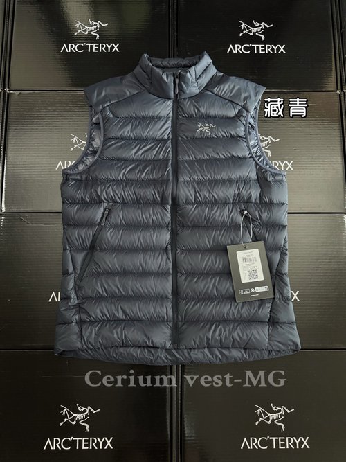 ArcTeryx Pure Color Down Vest for Emergency Warmth