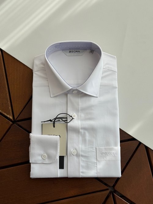 Zegna Premium Jacquard Shirt with Exquisite Details
