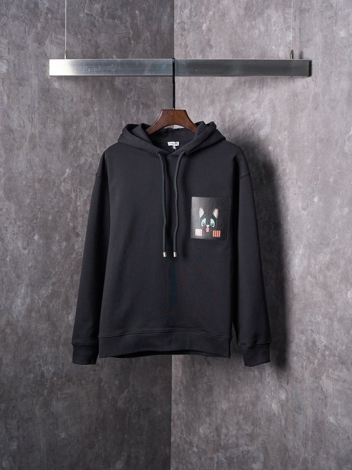 Loewe Futurist Cat Patch Hooded Sweatshirt