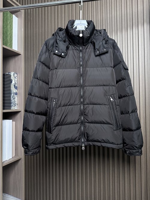 Moncler Moncler Classic Short Down Jacket with Removable Hood