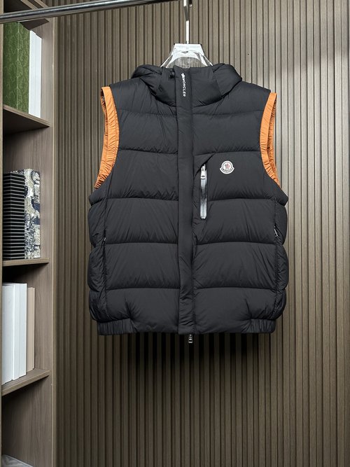 Moncler Black Down Jacket, New Style